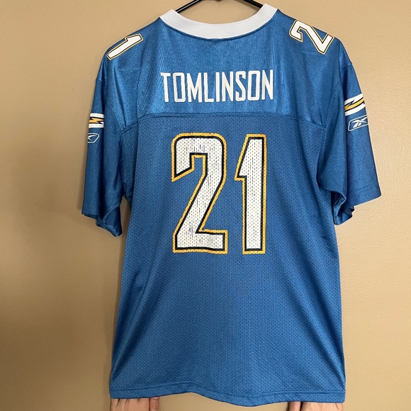 LaDanian Tomlinson Vintage Reebok San Diego Chargers Jersey Size Youth XL - Picture 2 of 5